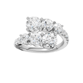 Bypass Diamond Ring (Round)