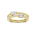Stackable Ring(Emerald, Pear)