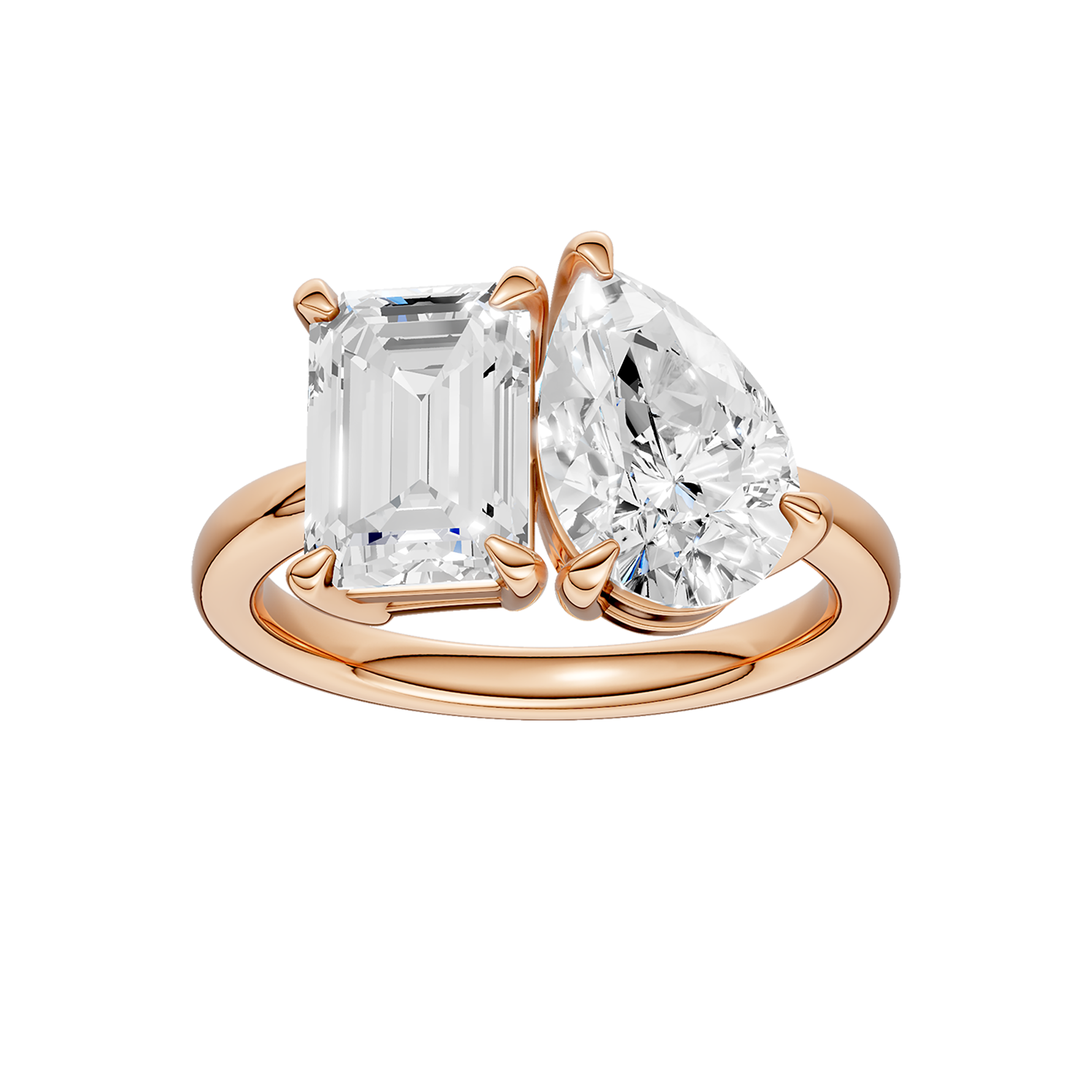 TOI ET MOI RING (EMERALD & PEAR)