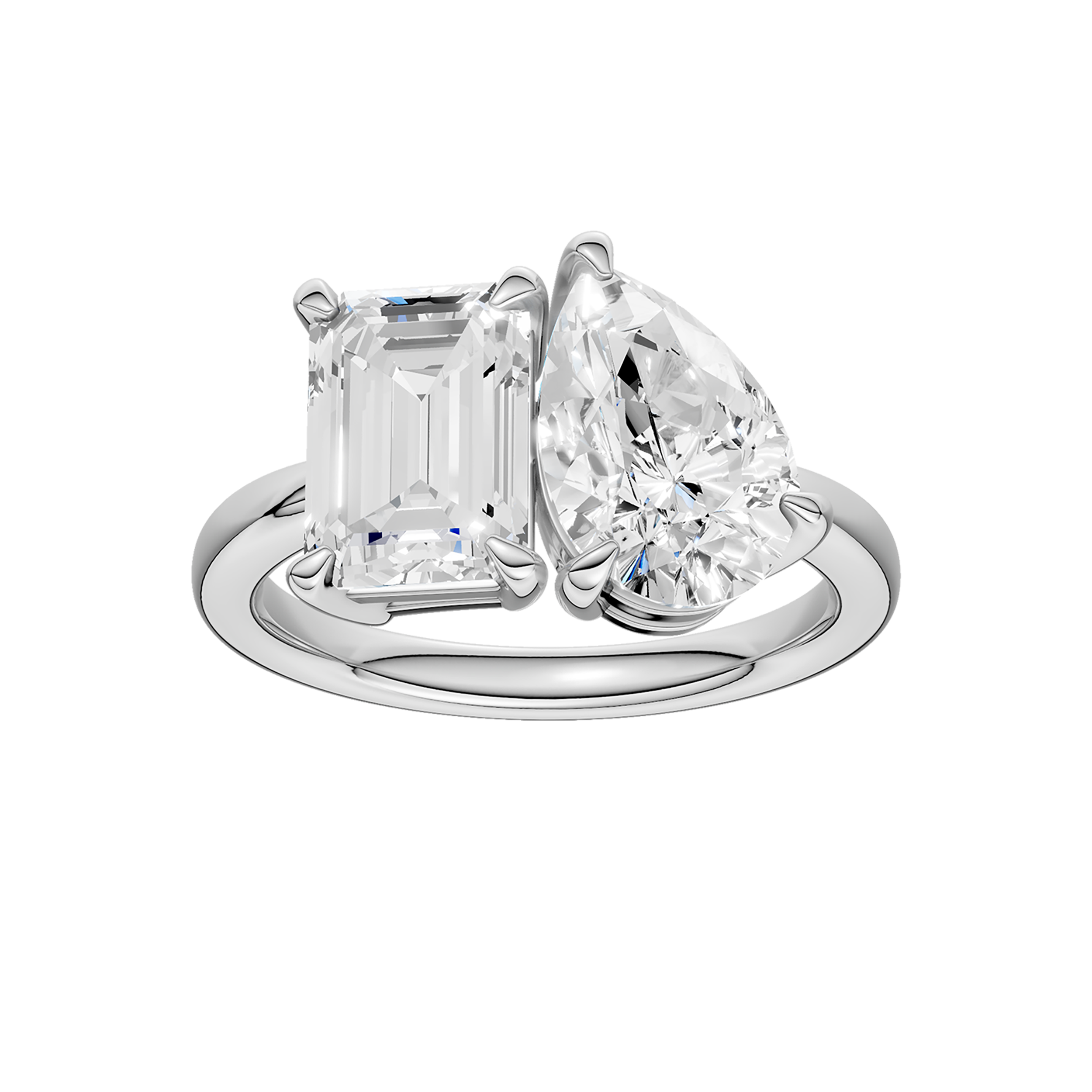 TOI ET MOI RING (EMERALD & PEAR)