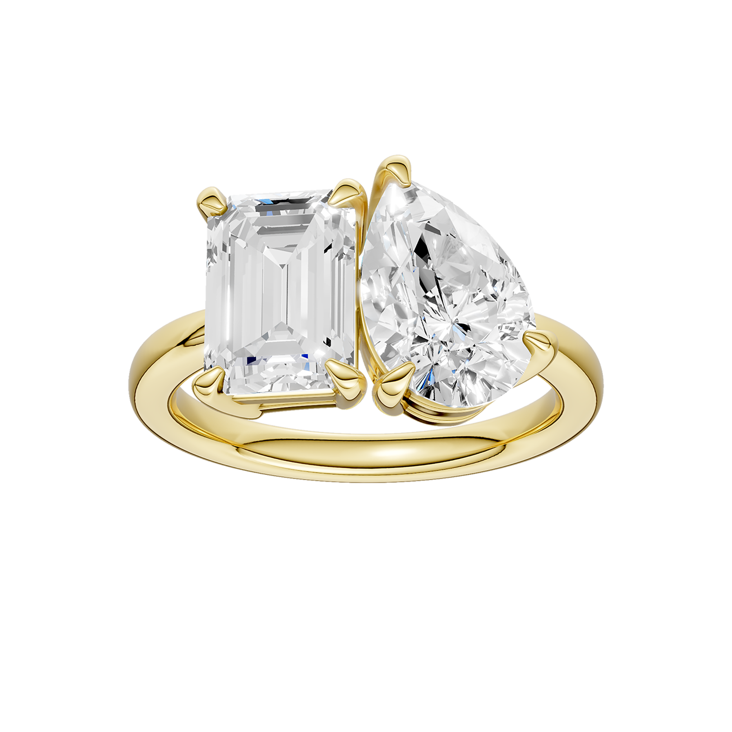 TOI ET MOI RING (EMERALD & PEAR)