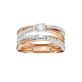 Stackable Ring(Baguette, Round)