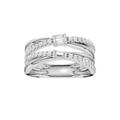 Stackable Ring(Baguette, Round)