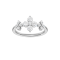 Flower Petals Diamond Ring(Round)