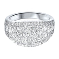 14k White Gold Diamonds Ring