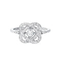 14kt White Gold Ring 3/4ctw