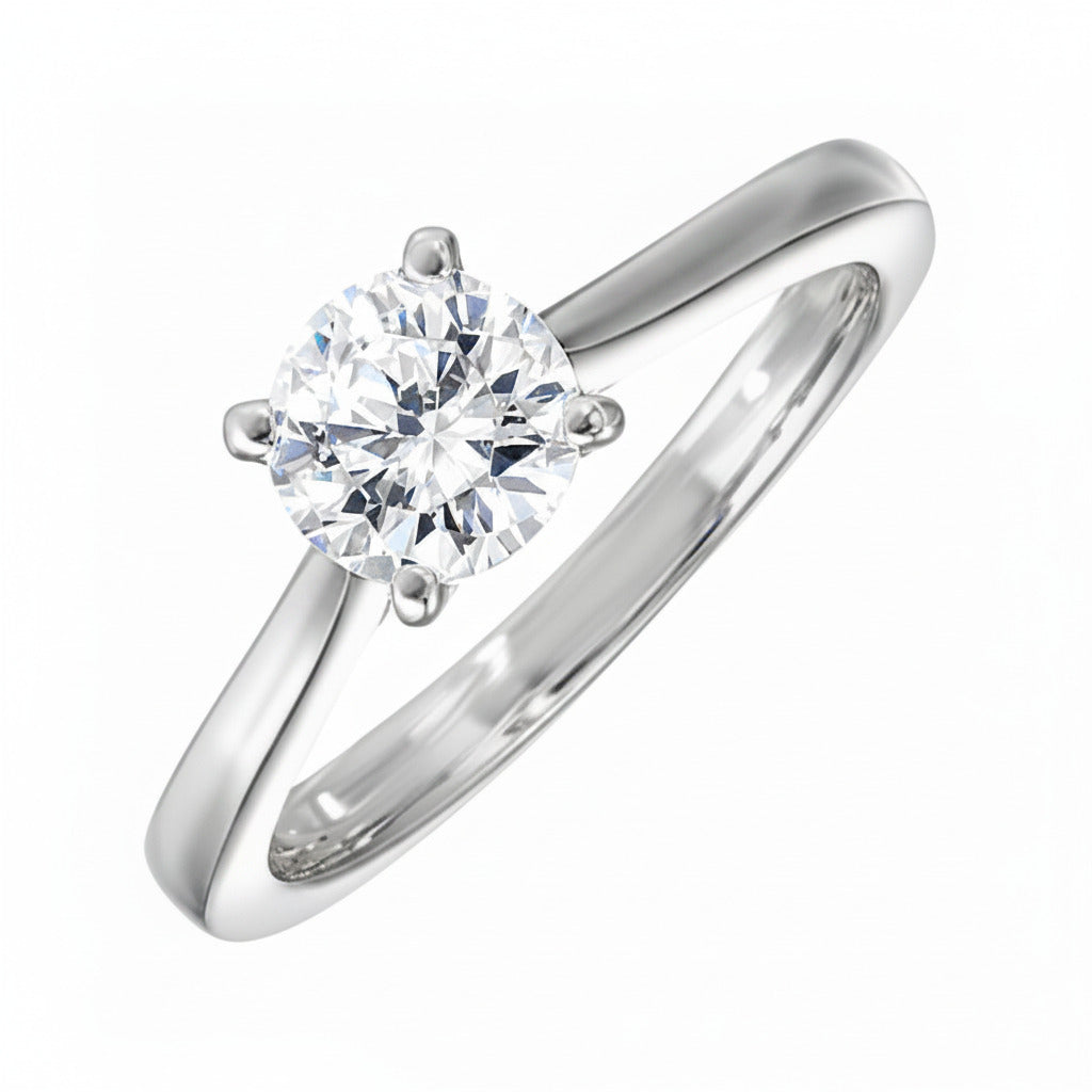 Celestial Spark 0.25ctw Diamond Solitaire Ring