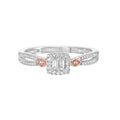 10K White Gold Promise Ring