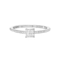 10Kt White Gold Diamond 1/5Ctw Ring