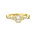 10K Yellow Gold Diamond Ring