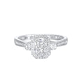 10Kt White Gold Diamond 1/4Ctw Ring