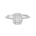 10Kt White Gold Diamond 1/2Ctw Ring