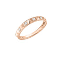 14k Rose Gold Diamond Ring