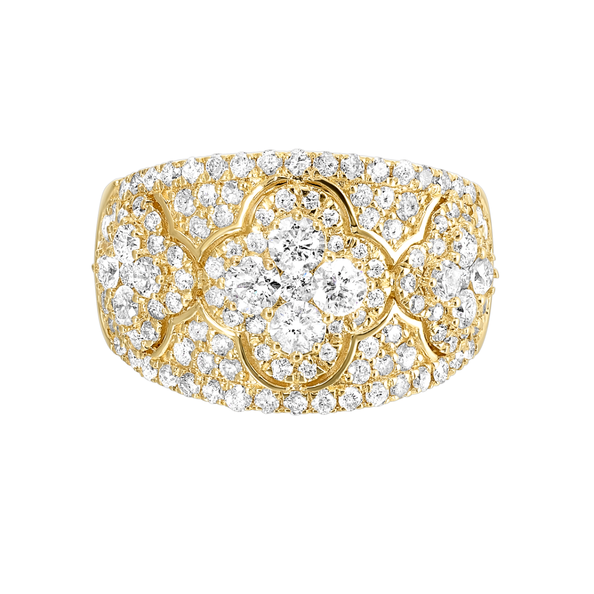 14k Yellow Gold Diamond Ring