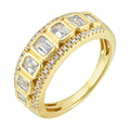 14k Diamond Ring in Yellow Gold 1 1/3 CTW