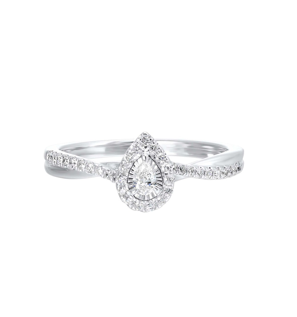 The Seraphine Halo Ring 1/4ctw