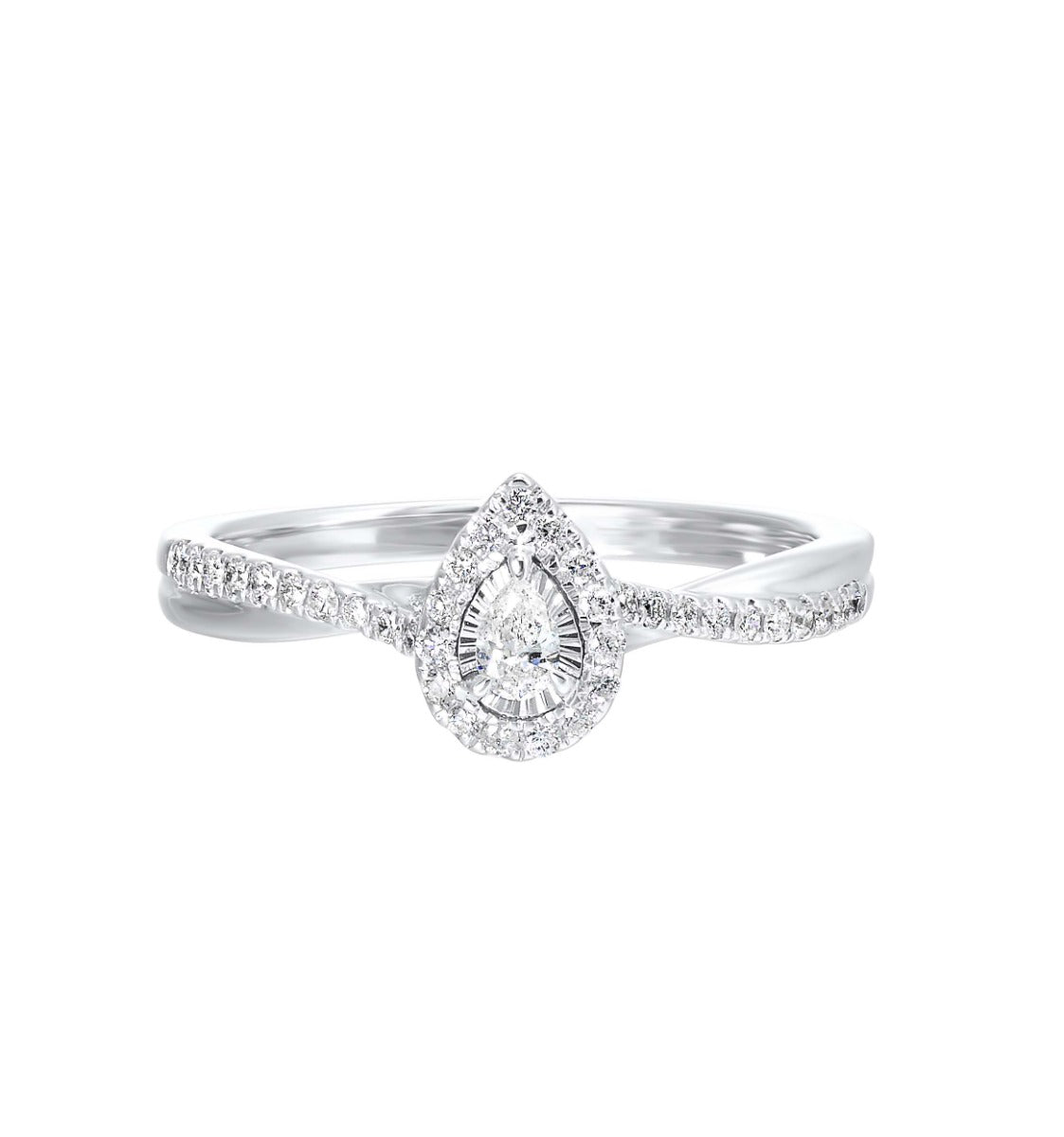 The Seraphine Halo Ring 1/4ctw