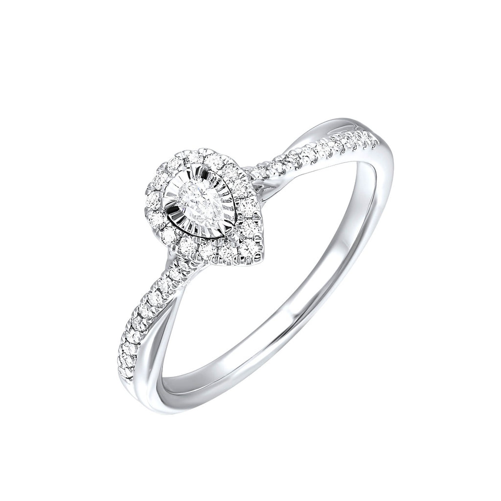 The Seraphine Halo Ring 1/4ctw