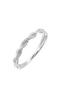 White Gold 1/20ctw Diamond Band