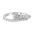 Silver Serenity Diamond Ring with 0.20ctw Diamonds