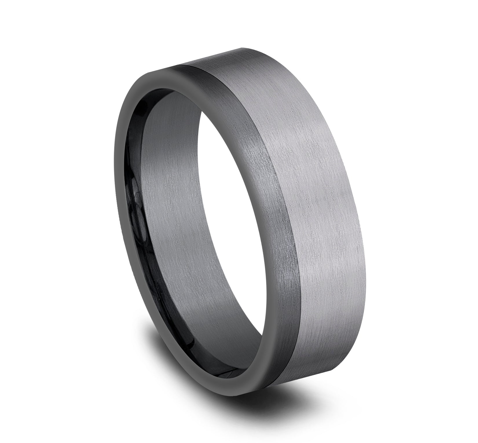 THE JOKER 7mm, Comfort fit, Grey and Darkened Tantalum, Satin finish