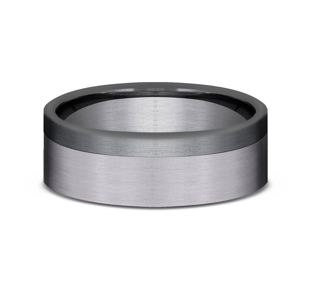 THE JOKER 7mm, Comfort fit, Grey and Darkened Tantalum, Satin finish