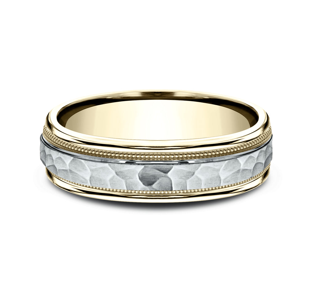 THE BAXTER 6mm, 14K Yellow and White Gold