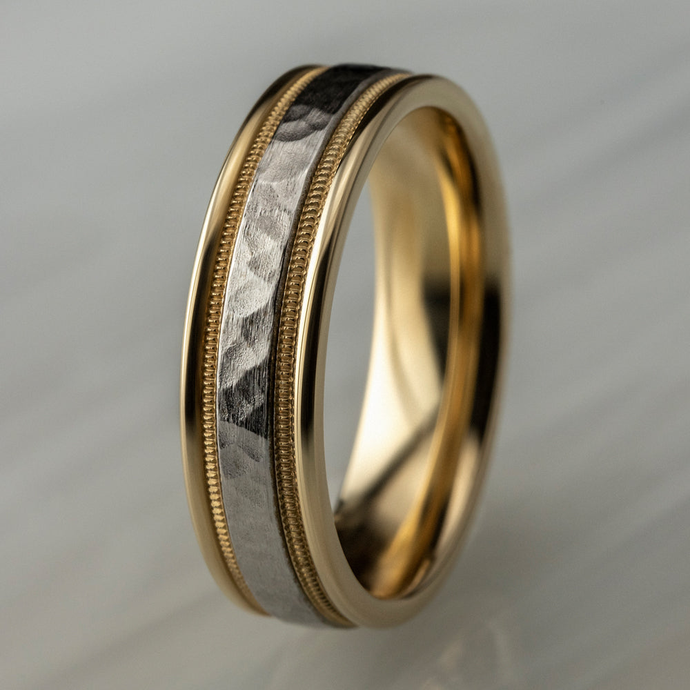 THE BAXTER 6mm, 14K Yellow and White Gold