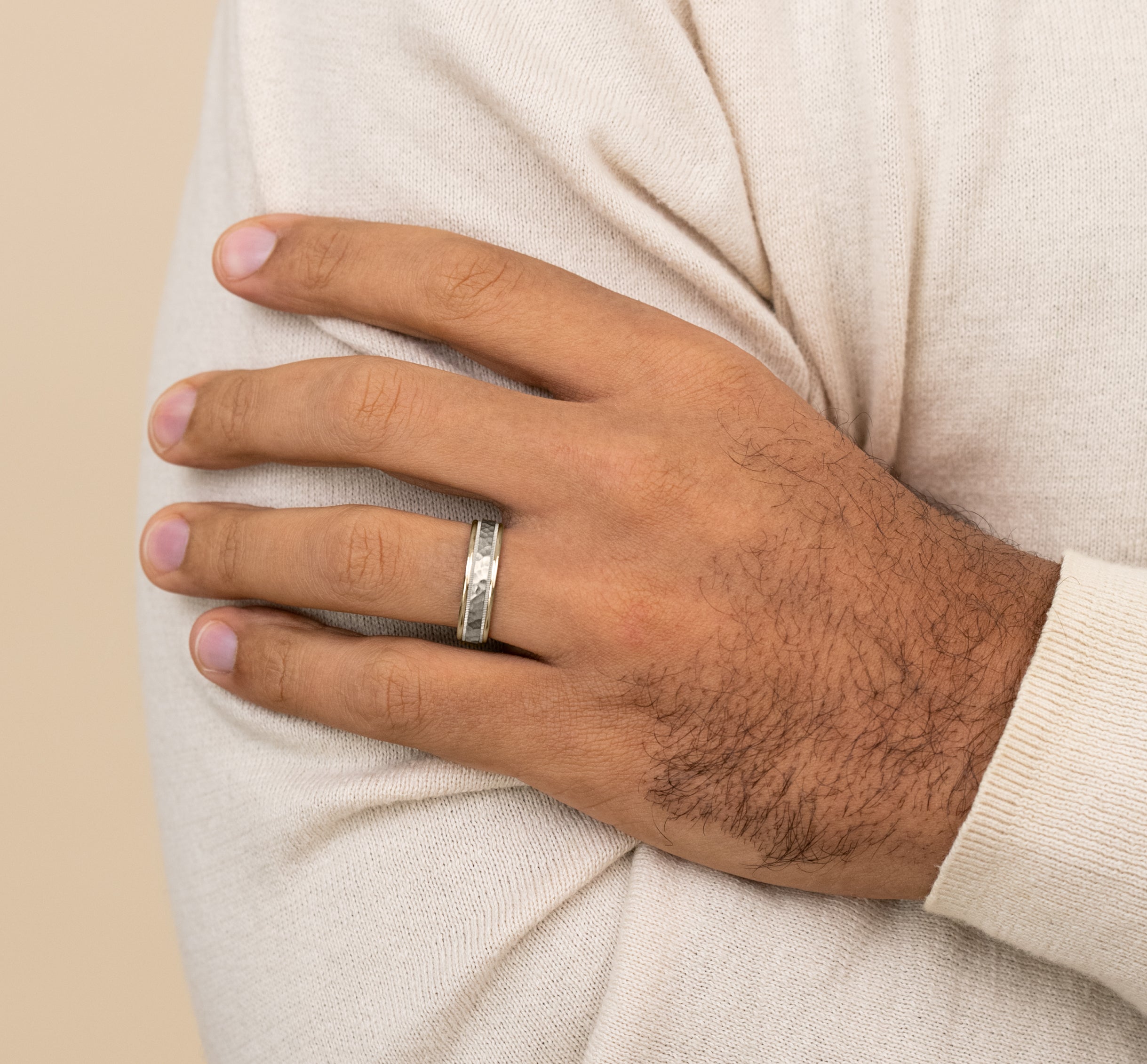 THE BAXTER 6mm, 14K Yellow and White Gold
