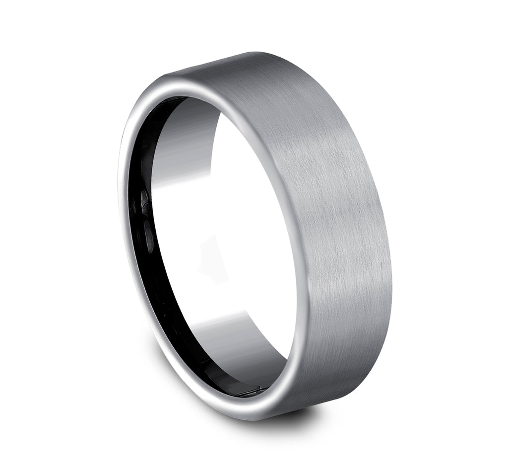 THE LIEUTENANT 7mm, Comfort fit, Grey Tantalum, Satin finish