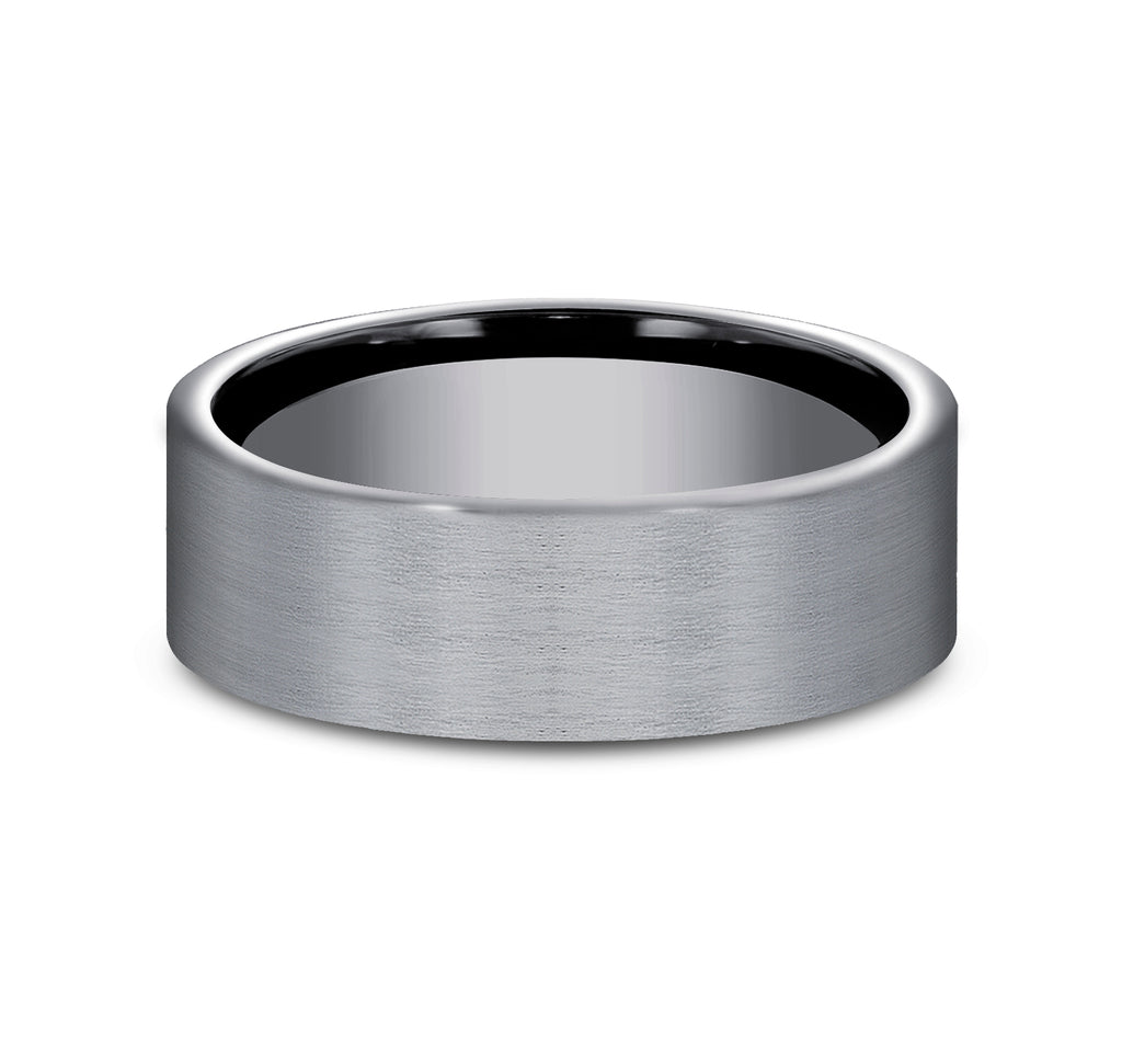 THE LIEUTENANT 7mm, Comfort fit, Grey Tantalum, Satin finish