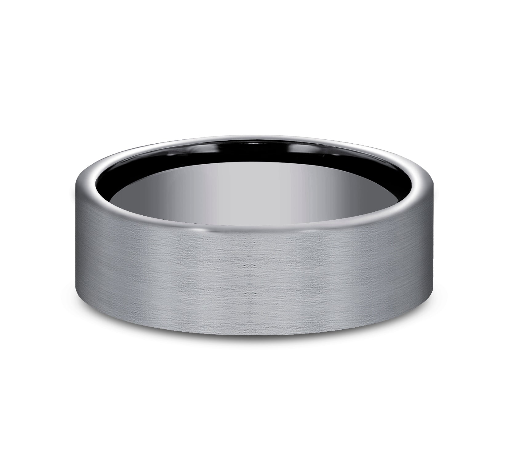THE LIEUTENANT 7mm, Comfort fit, Grey Tantalum, Satin finish