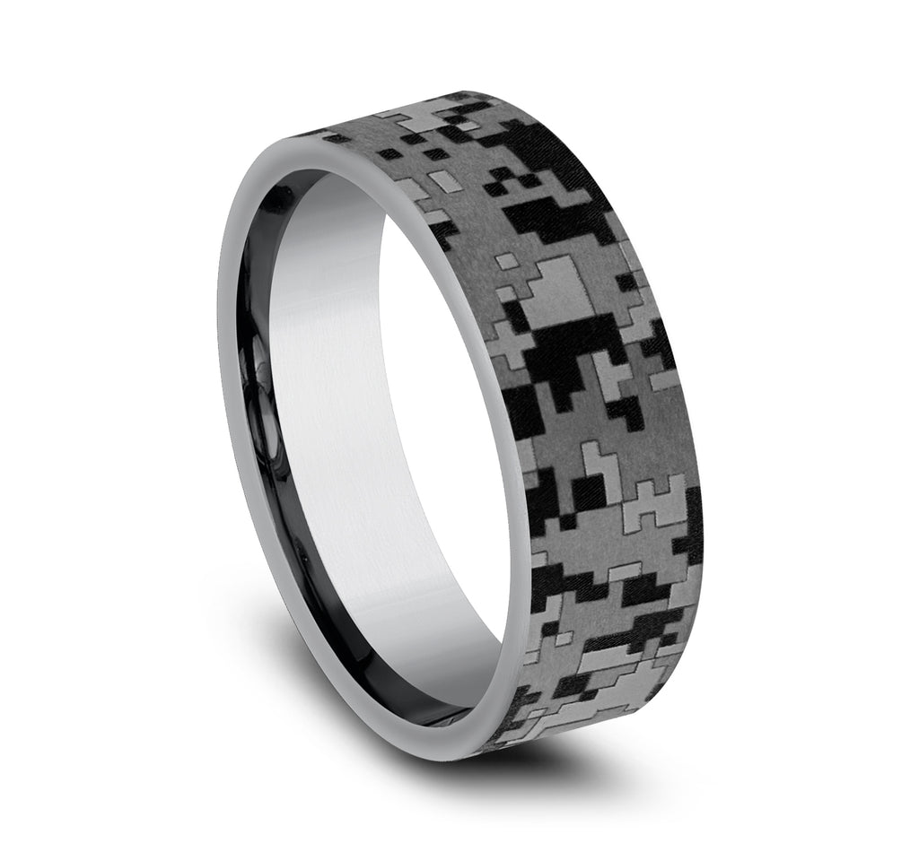 THE DIGITAL CAMO 7mm, Comfort fit, Grey Tantalum, Digital camo pattern