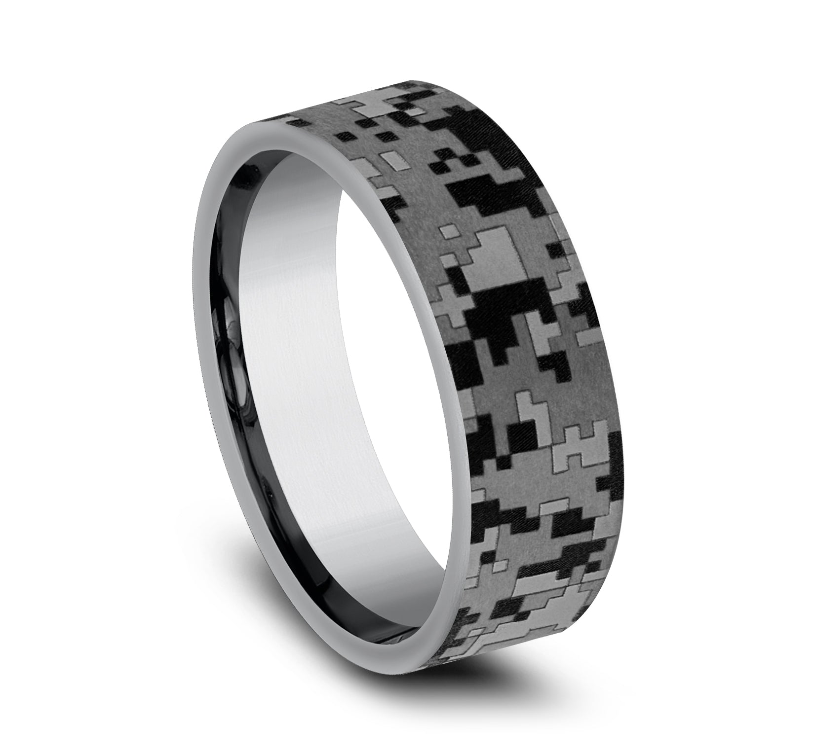 THE DIGITAL CAMO 7mm, Comfort fit, Grey Tantalum, Digital camo pattern