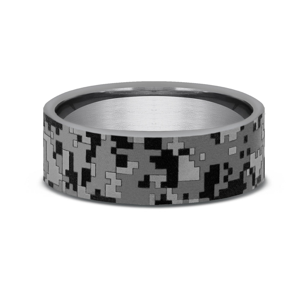 THE DIGITAL CAMO 7mm, Comfort fit, Grey Tantalum, Digital camo pattern