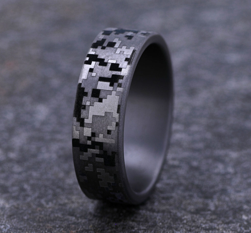 THE DIGITAL CAMO 7mm, Comfort fit, Grey Tantalum, Digital camo pattern