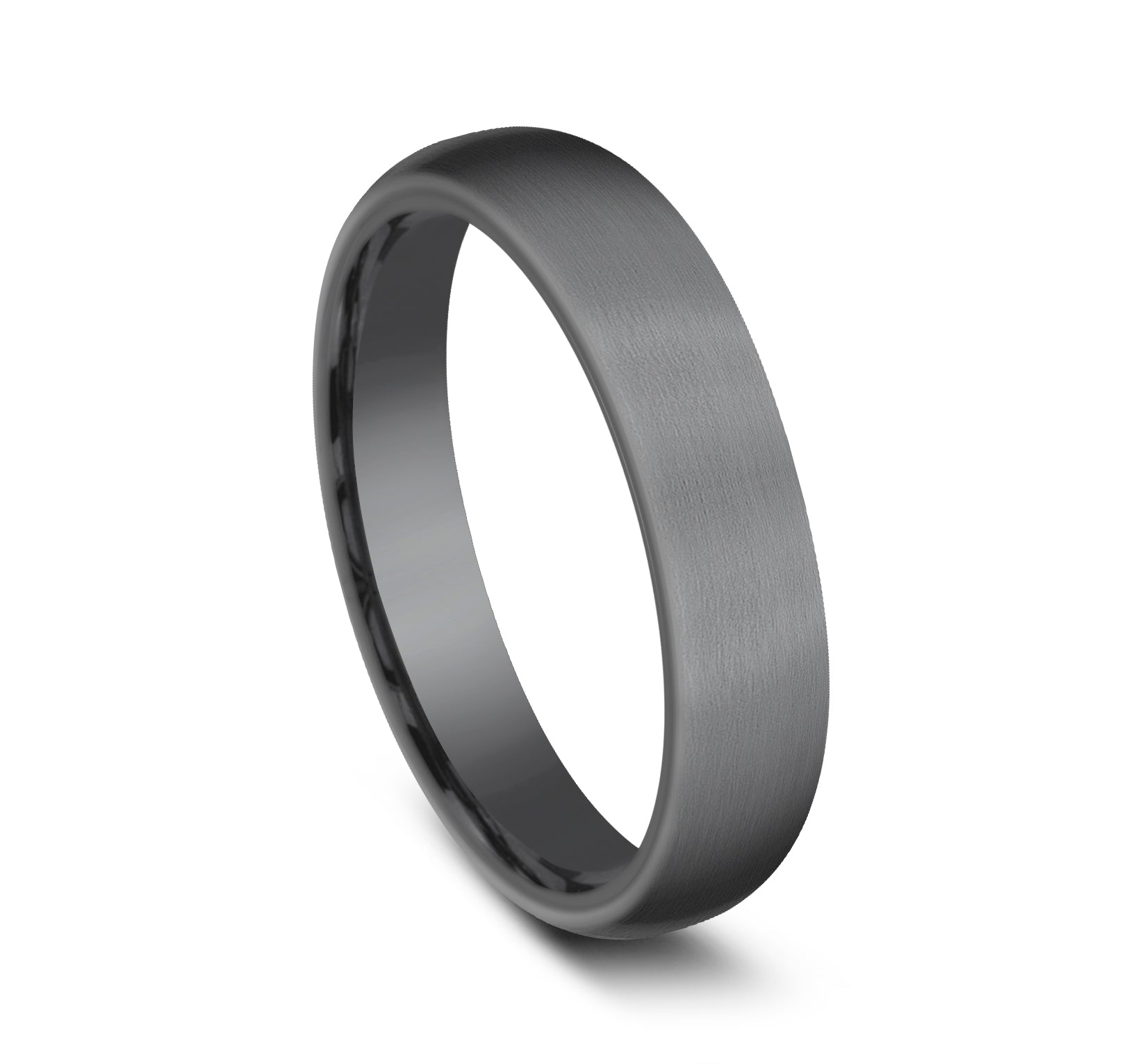 THE BARON 4.5mm, Comfort fit, Darkened Tantalum, Satin finish