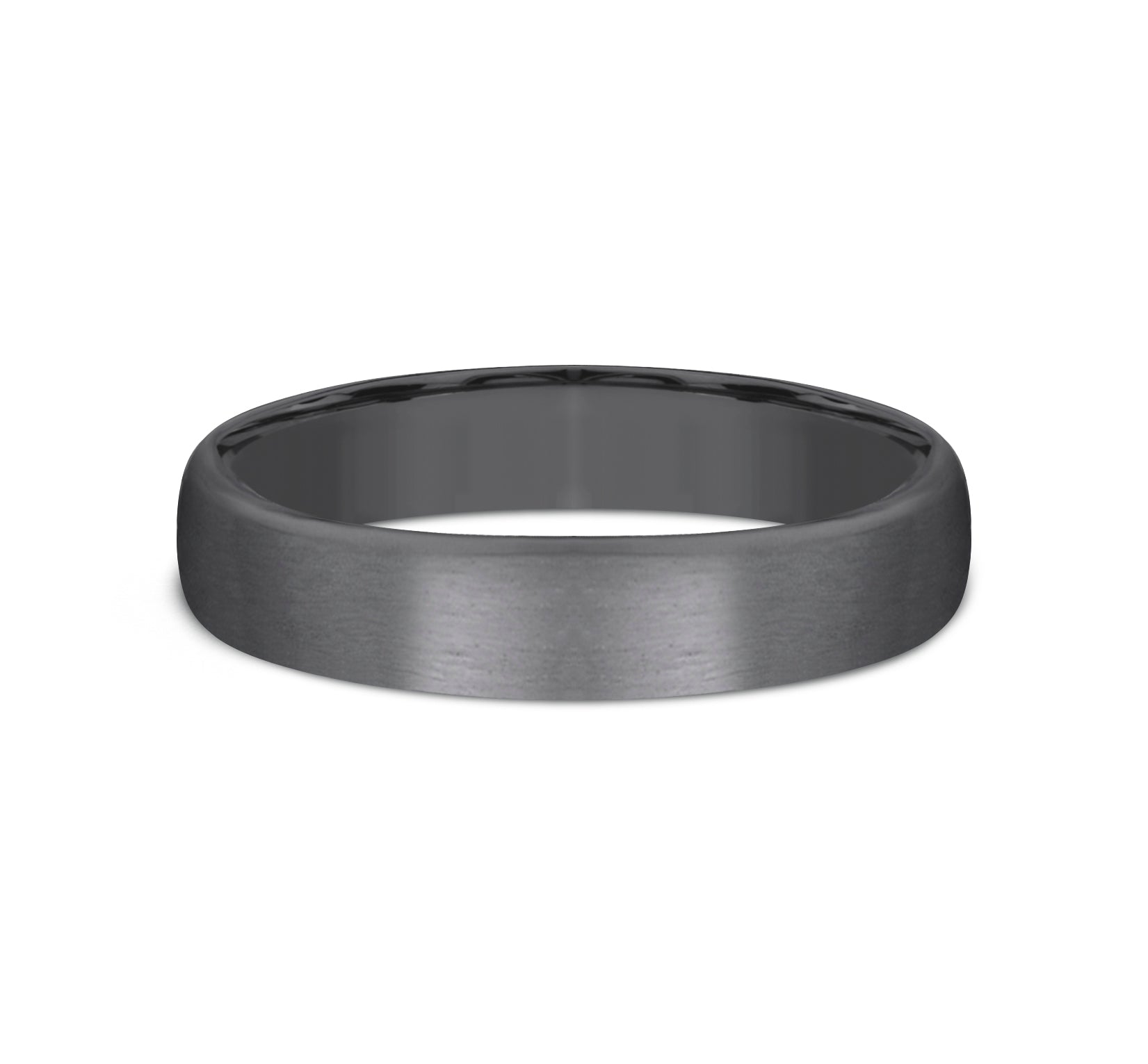 THE BARON 4.5mm, Comfort fit, Darkened Tantalum, Satin finish