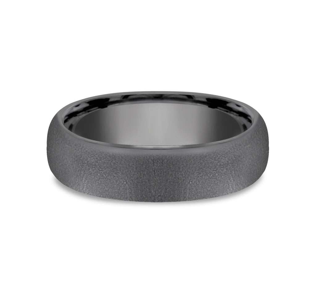 THE MARSHALL 6.5mm, Comfort fit, Darkened Tantalum, Wire brush finish