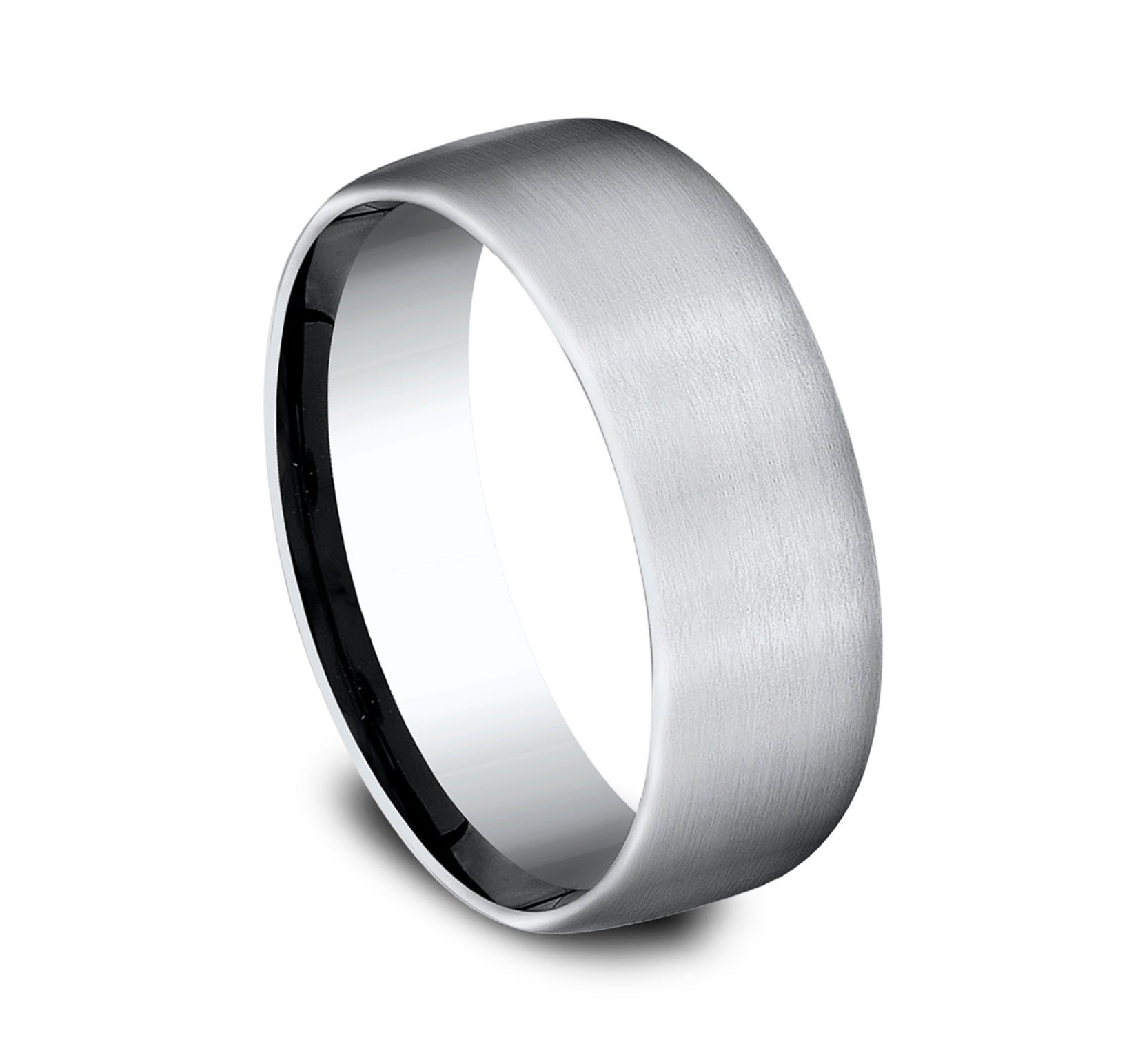 THE BARON 7.5mm, Comfort fit, White Cobalt, Satin finish