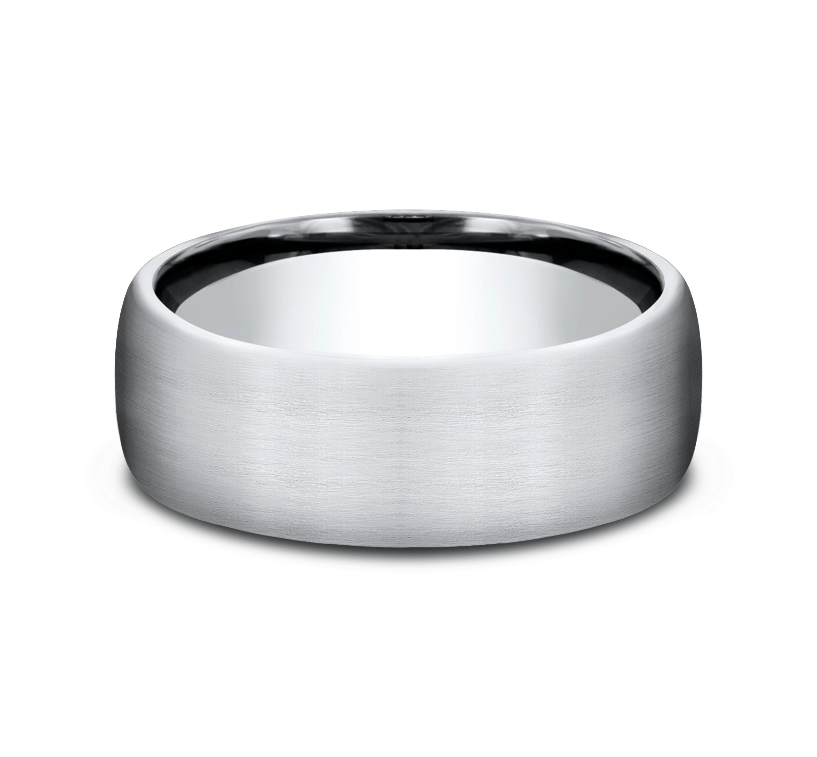 THE BARON 7.5mm, Comfort fit, White Cobalt, Satin finish