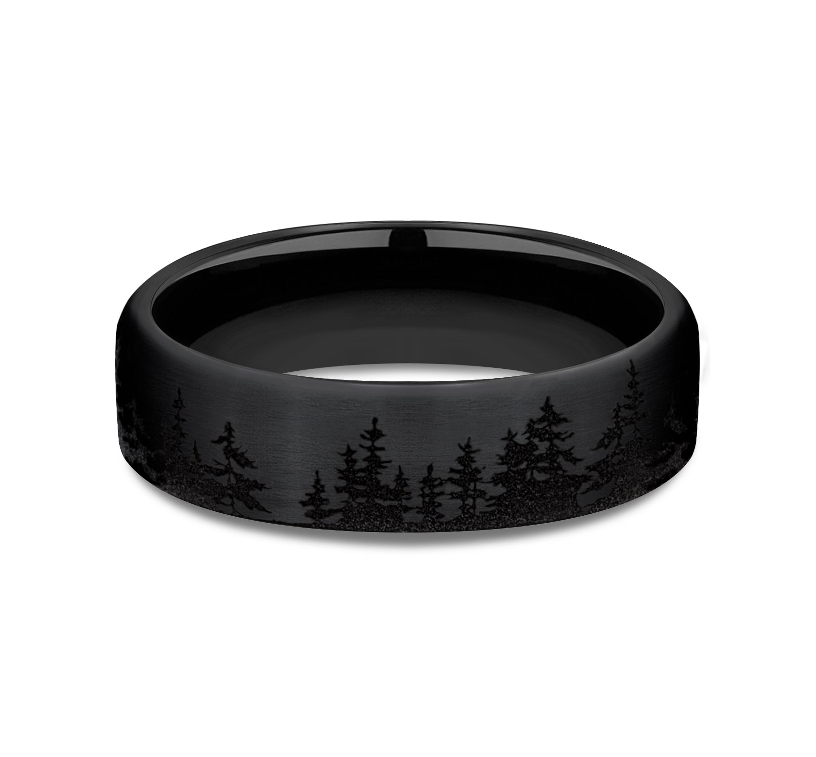 THE ALPINE 6.5mm, European comfort fit, Black Titanium, Treeline pattern