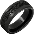 The Norseman - Black Diamond Ceramic Ring