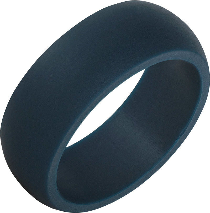 TruBand Silicone Navy Domed Ring