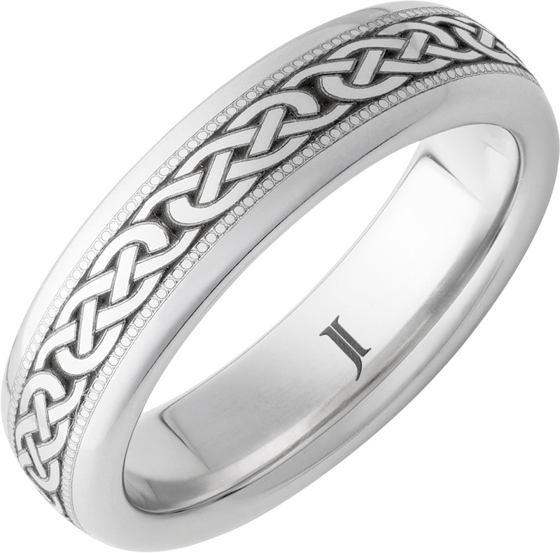 Serinium Ring with Celtic Knot Pattern