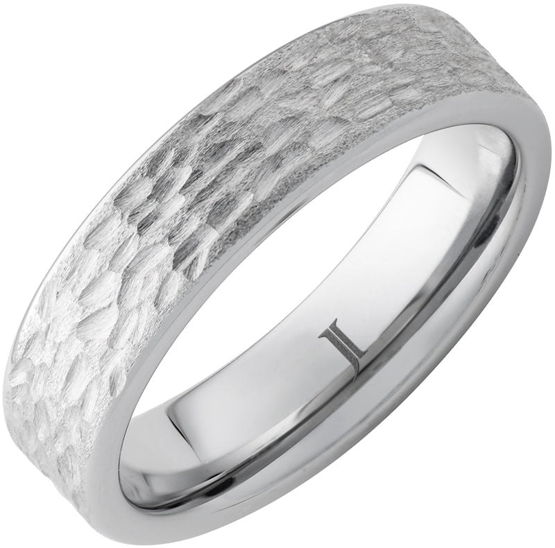 Serinium Ring with Treebark Finish