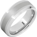 Serinium Ring with Satin Finish Center