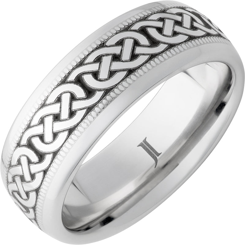 Serinium Ring with Celtic Knot Pattern