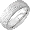 Serinium Ring with Treebark Finish