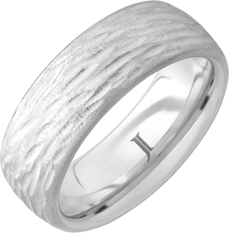 Serinium Ring with Treebark Finish